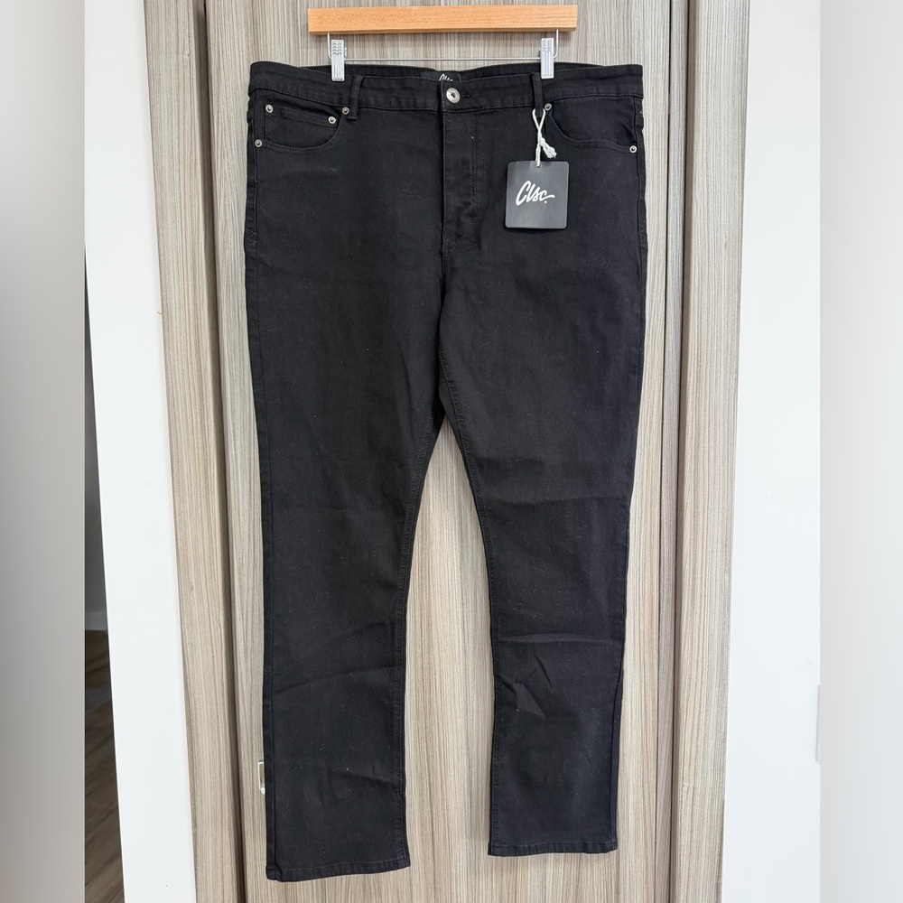 Clad Black Men's Slim Jeans. Brand new. Size 42